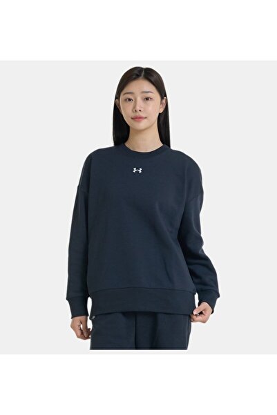Under Armour Kadın UA Rival Fleece Oversized Bisiklet Yaka 1379491-001