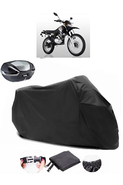 AutoEN Lifan X-Plore 200M Backpack Compatible Black Motorcycle Tarpaulin Wate...