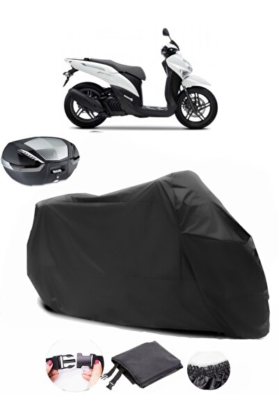 AutoEN حقيبة Yamaha Xenter 150 الخلفية متوافقة مع القماش المشمع الأسود للدراج...