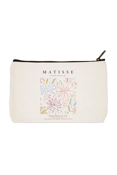 designedfy Matisse Printed υφασμάτινη τσάντα μακιγιάζ, θήκη για στυλό, τσάντα χειρός