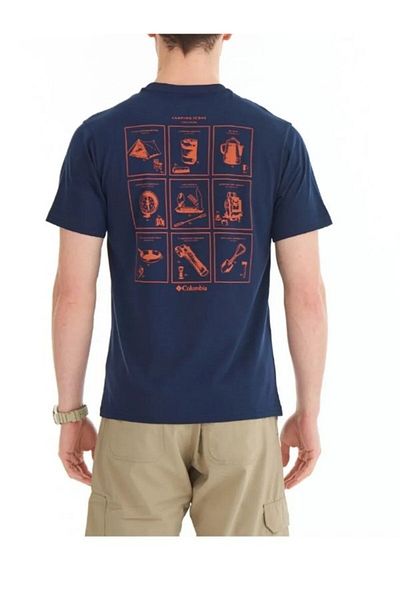 Columbia Men's Casual T-shirts Csc Hike Icon Men's Short Sleeve T-shirt Cs0337-010 9120601010