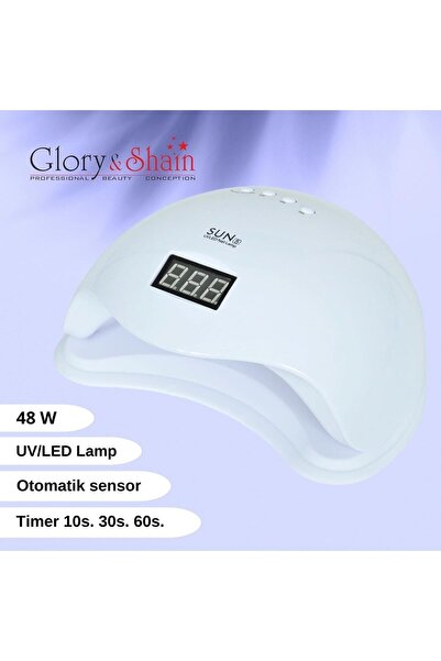 Glory&Shain 48w Protez Tırnak, Kalıcı Oje Uv/led Kurutucu