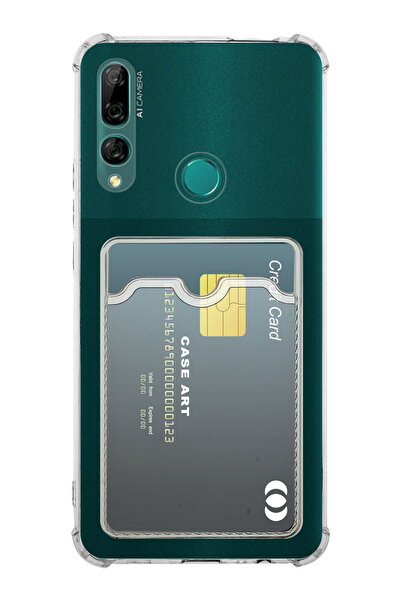 CaseArt Huawei Y9 Prime 2019 Kapak Kamera Korumalı Kartlıklı Darbe Emici Özel...