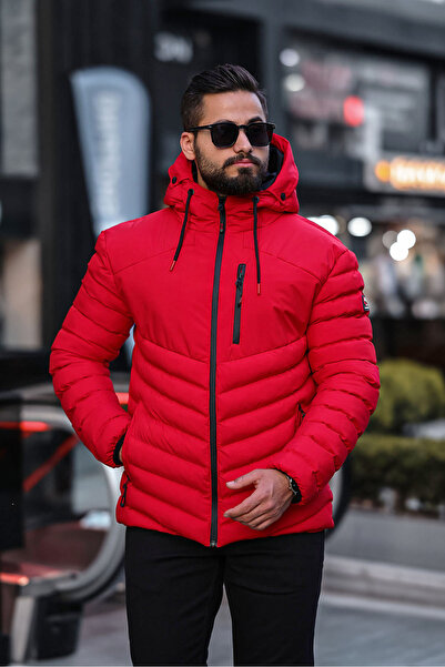 İNAMOTO TEXTİL INFLATABLE COAT WITH AIR WATER WIND PROOF BUTTON ZIPPER DETAIL