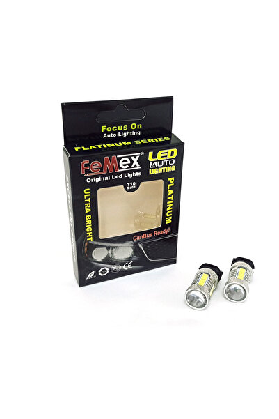 FEMEX Pw24w Duy 30smd 4014 Chipset Led Ampul Beyaz Mercekli
