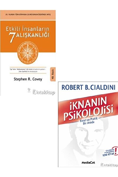 Kronik Kitap Etkili İnsanların 7 Alışkanlığı - İknanın Psikolojisi - Robert B...