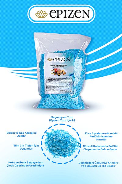 EPİZEN Manicure and Pedicure Salt 1000 gr