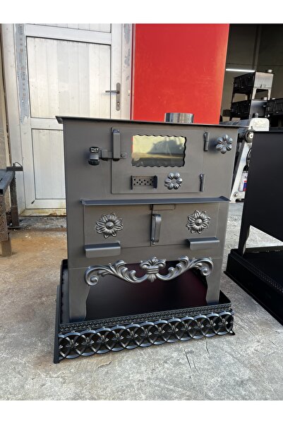 ÖRNEK KUZİNE Ekonomik Camlı Odun Kuzinesi