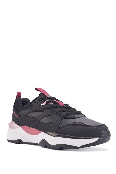 Kinetix FOXY PU W 3PR Black Women's Sneaker