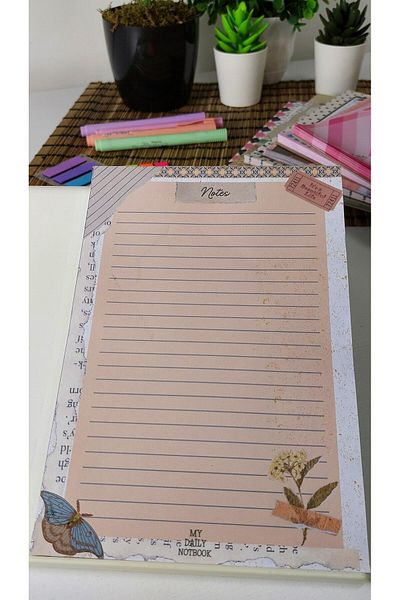 violets home candle Vintage Patterned Notebook/notebook/blockboard (15*21 CM) A5
