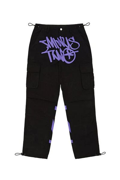 Gofeel Harajuku Minus Two Cargo Pocket Street Wide Leg φαρδύ Unisex παντελόνι