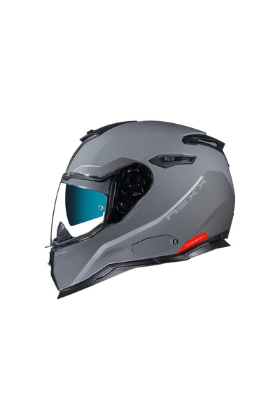 Nexx Sx.100 Skyway Kapalı Kask Gri-kırmızı
