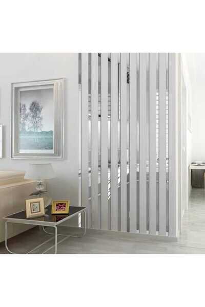 Üçler Plastik DUVAR ÇITASI KENDİNDEN YAPIŞKANLI 1 CM GÜMÜŞ 1 RULO 10 MT