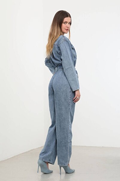 BANNY JEANS Oversize Jeans - Jumpsuit Blue Women