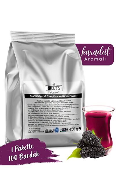 Nicky's Karadut Aromalı Sıcak İçecek Tozu 450 Gr