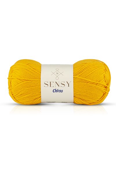 SENSY Chino Hand Knitting Twine Amigurumi Twine Πουλόβερ Μπλούζα Ζακέτα Γιλέκο Twine Tunic Twine Μανταρίνι 100 Gr - 330 M