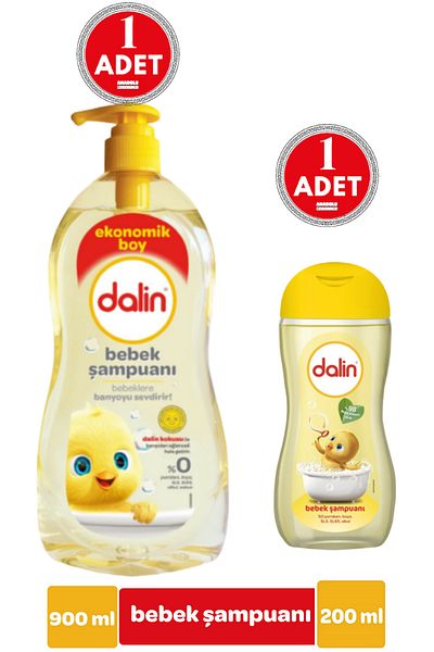 Dalin 900ml and 200ml Shampoo - 1 Piece