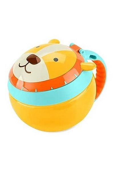 Skip Hop Cookie Carrying Container with Lid Lion