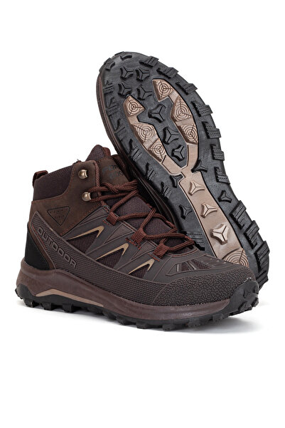 Freemax Чоловічі водонепроникні трекінгові черевики з гумовим покриттям, гарантія на зиму, коричневі