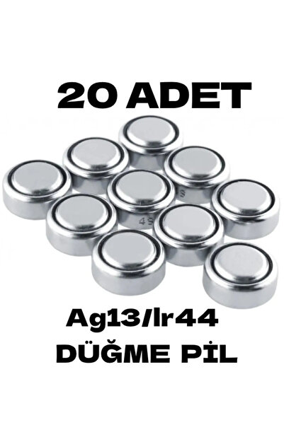 LRS STORE 20 Adet Ag13/lr44/357a Düğme Pil Saat Pil Lazer Pili Oyuncak Pili A...