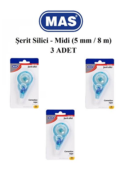 Mas Şerit Silici 5mmx8 metre 3'lü Set