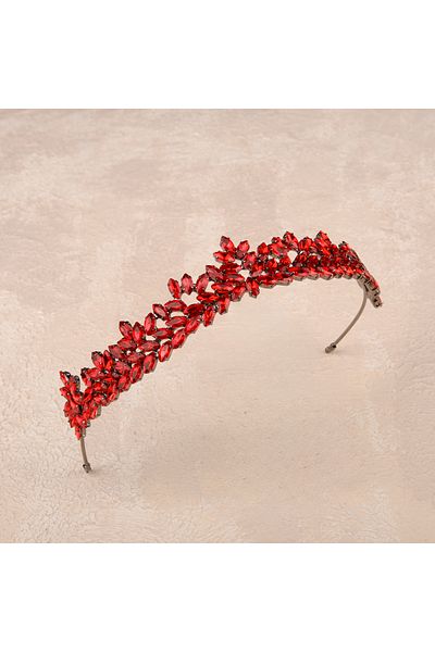 Hayalperest boncuk Red Dream Model Bride Crown Costume - Special Night for Party