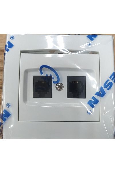METESAN Alia 2xRJ11 مقبس الهاتف
