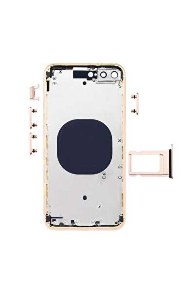 OEM iPhone 8 Plus Boş Kasa Arka Kapak GOLD