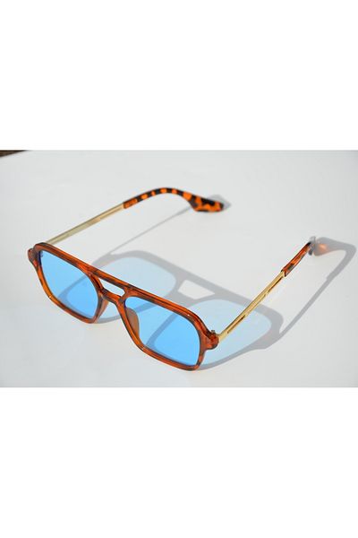 TomyHelf Rectangular Leopard Unisex Sunglasses