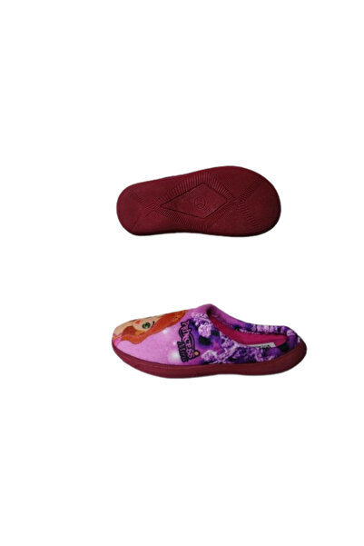 GEZER Kız Çocuk Pembe Penses Figürlü Ev Içi Terlik