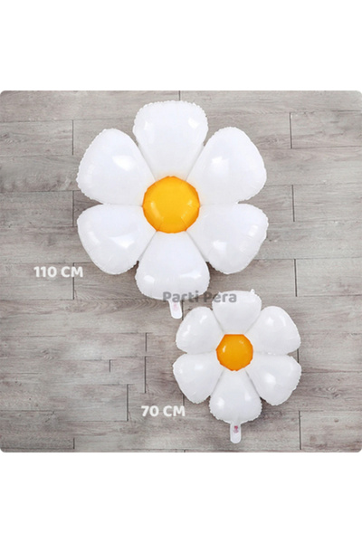 parti pera Daisy Foil Balloon Macaron Balloon Chain Set Birthday Balloon Set