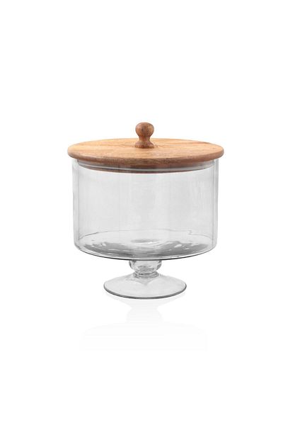 The Mia Madera Footed Cookie Jar 24X20X20 cm