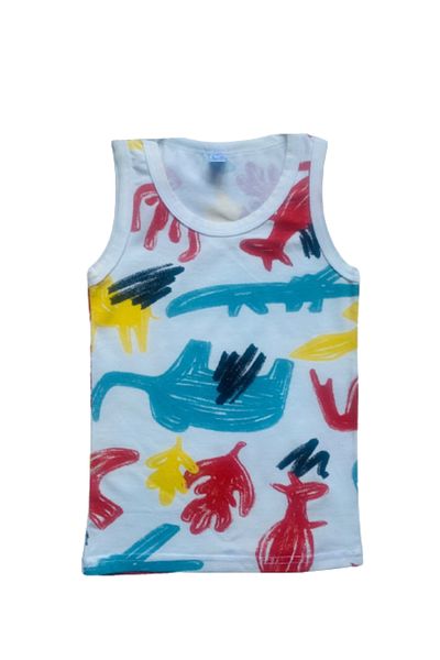 elmas kids Boy's Cotton White Colored Athlete Boxer Set