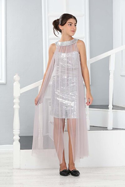 Wild Flower Βραδινό φόρεμα για κορίτσια με παγιέτες με κεντημένη παγιέτα νυχτερινό φόρεμα αποφοίτησης γάμου