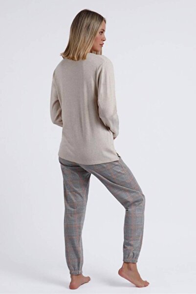 AYYILDIZ 60094 Krem Pijama Takımı