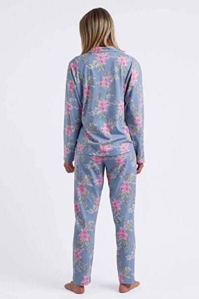 AYYILDIZ 60230 Mavi Pijama Takımı