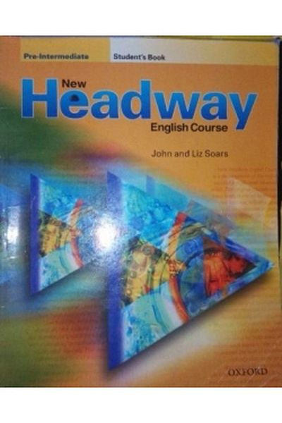 Oxford Yayınları New HEADWAY pre-intermediate STUDENT BOOK + WORKBOOK without key