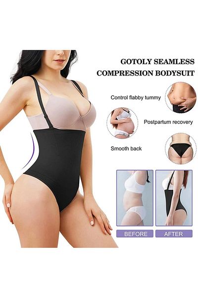 FİT WOMEN Laser Cut Strap Slimming Slip Corset