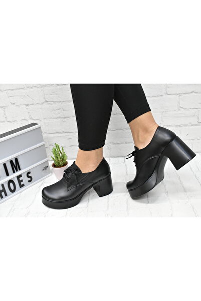 Kesim Shoes Genuine Leather Women's Heeled Shoes 34-35-36-37-38-39-40