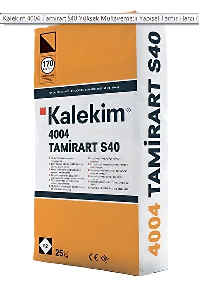 Kalekim 4004 Tamirart S40 Yüksek Mukavemetli Yapısal Tamir Harcı (R4) 25KG