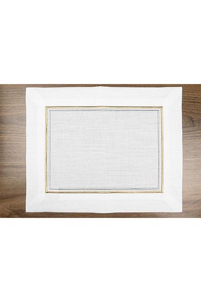 Mikasa Moor Celine Silver Gold Αμερικάνικο Στήριγμα 6 τεμαχίων 40x50
