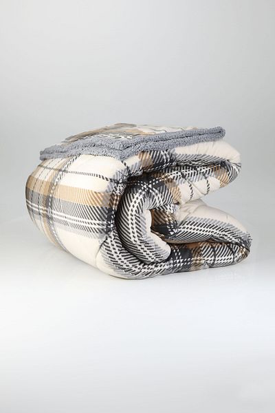 Merinos Gray Comforter - Double Quilt Set, Volenta 220X240