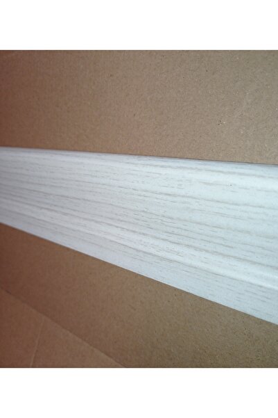 Emek Yapı Laminant Parke Süpürgelik 8cm Beyaz İnci 3050
