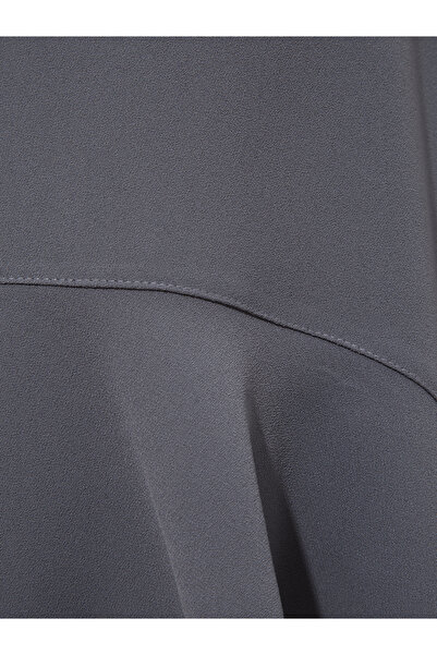 RİVUS Flounce Mini Skirt - Gray