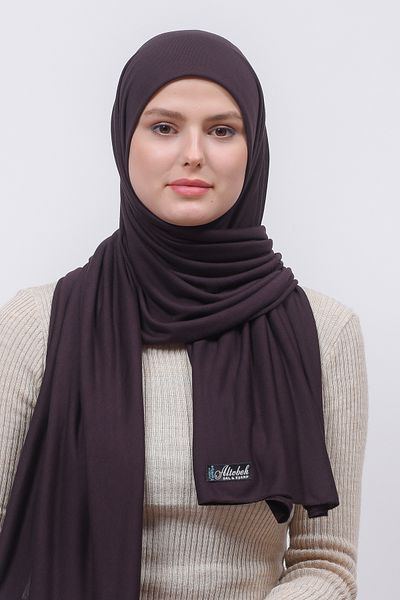Altobeh Hijab Χτενισμένο Βαμβακερό Σάλι Απλό