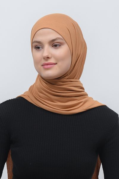 Altobeh Hijab Χτενισμένο Βαμβακερό Σάλι Απλό