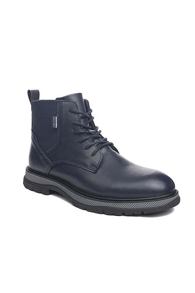 iskarpino Ανδρικές μπότες Navy Blue Poly Sole Lace Up