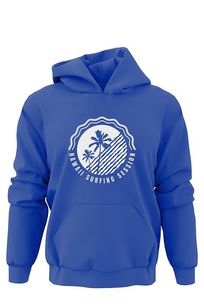 ADA BEBEK ÇOCUK Φούτερ με κουκούλα Unisex Hawaii Surfing Session