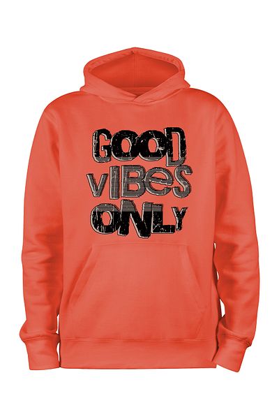 ADA BEBEK ÇOCUK Φούτερ με κουκούλα Unisex Good Vibes Only