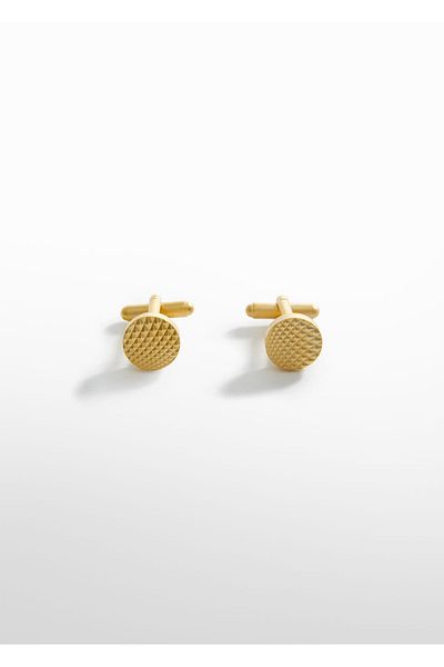 MANGO Man 100% Copper Geometric Cufflinks